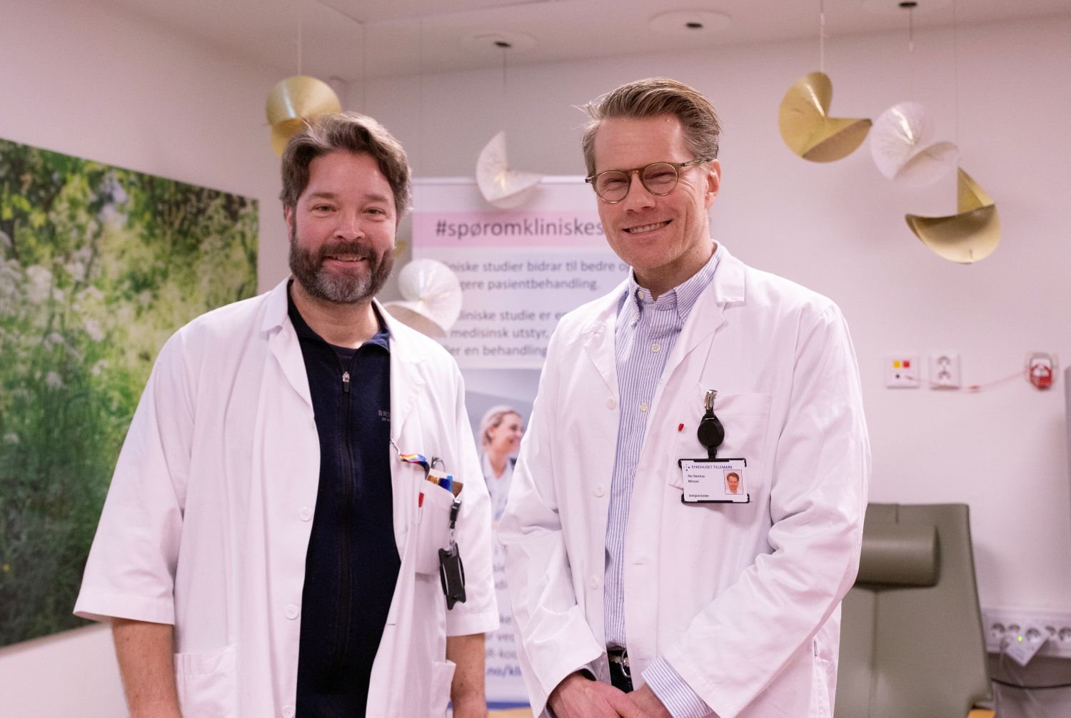 Studien ledes av de to urologene Rasmus Nilsson, Sykehuset Telemark og Sven Löffeler, Sykehuset i Vestfold.jpg