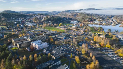Oversiktsbilde Sykehuset Telemark Skien