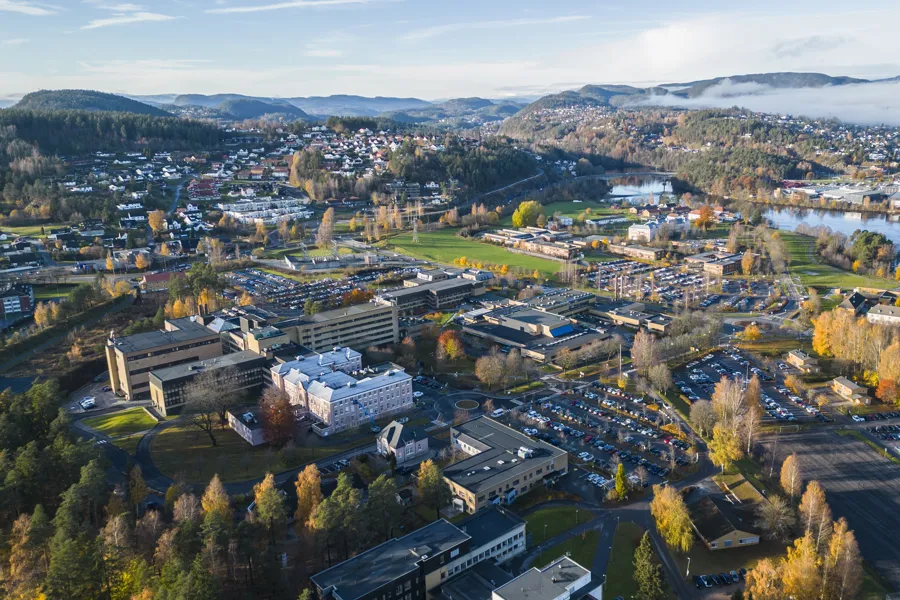 Oversiktsbilde Sykehuset Telemark Skien