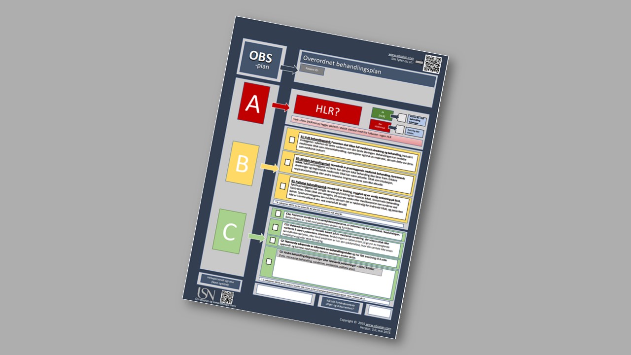Illustrasjonsbilde av OBS-planen