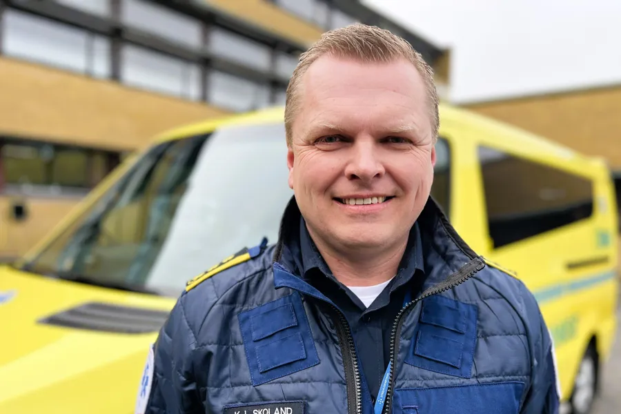 Knut Inge B. Skoland, avdelingsleder ved Prehospital tjeneste på Sykehuset Telemark