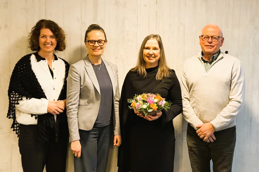 Hege Kersten, Anne Kristin Møller Fell, Marjut Anneli Sarjomaa og Yngvar Tveten.