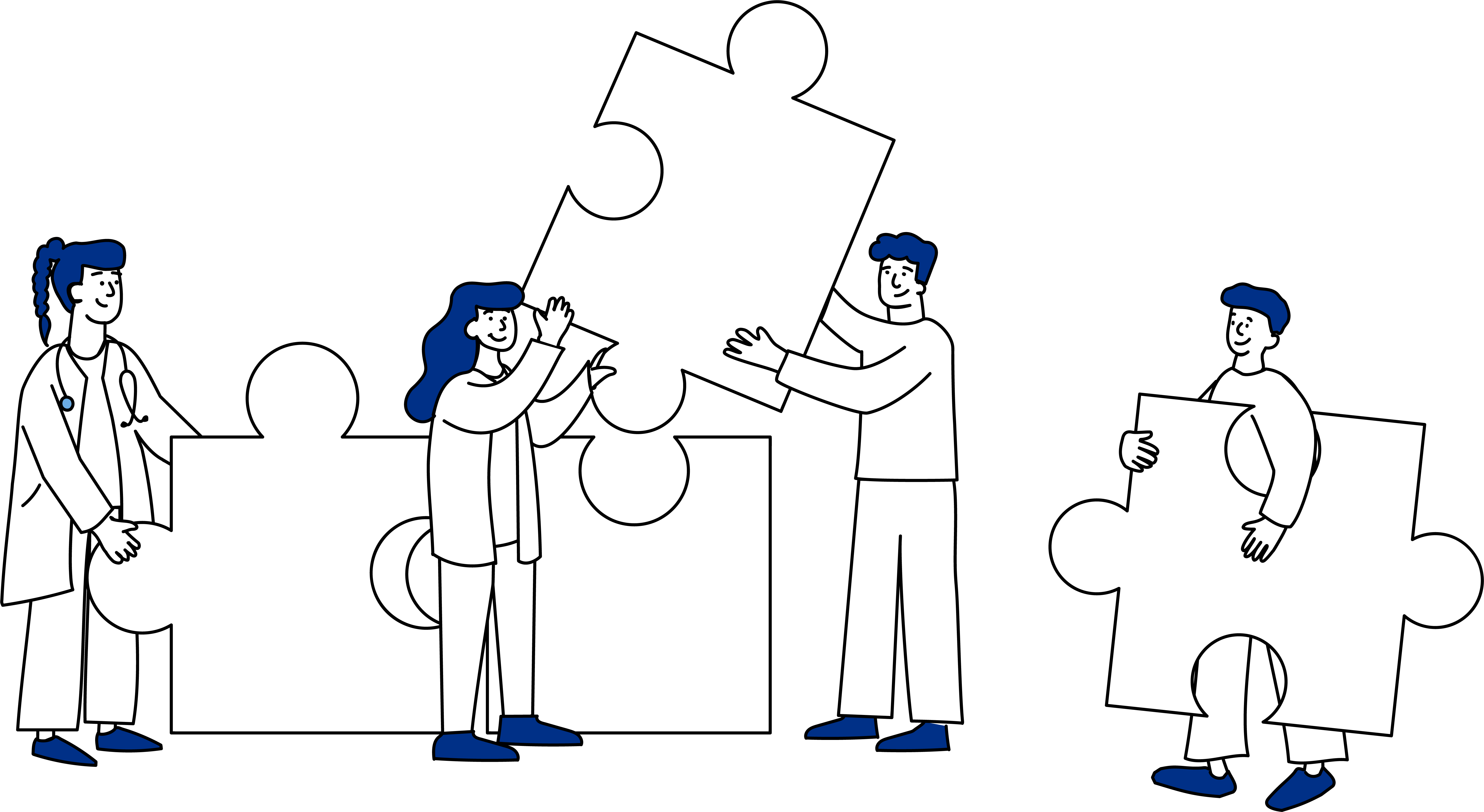 En gruppe mennesker på en scene