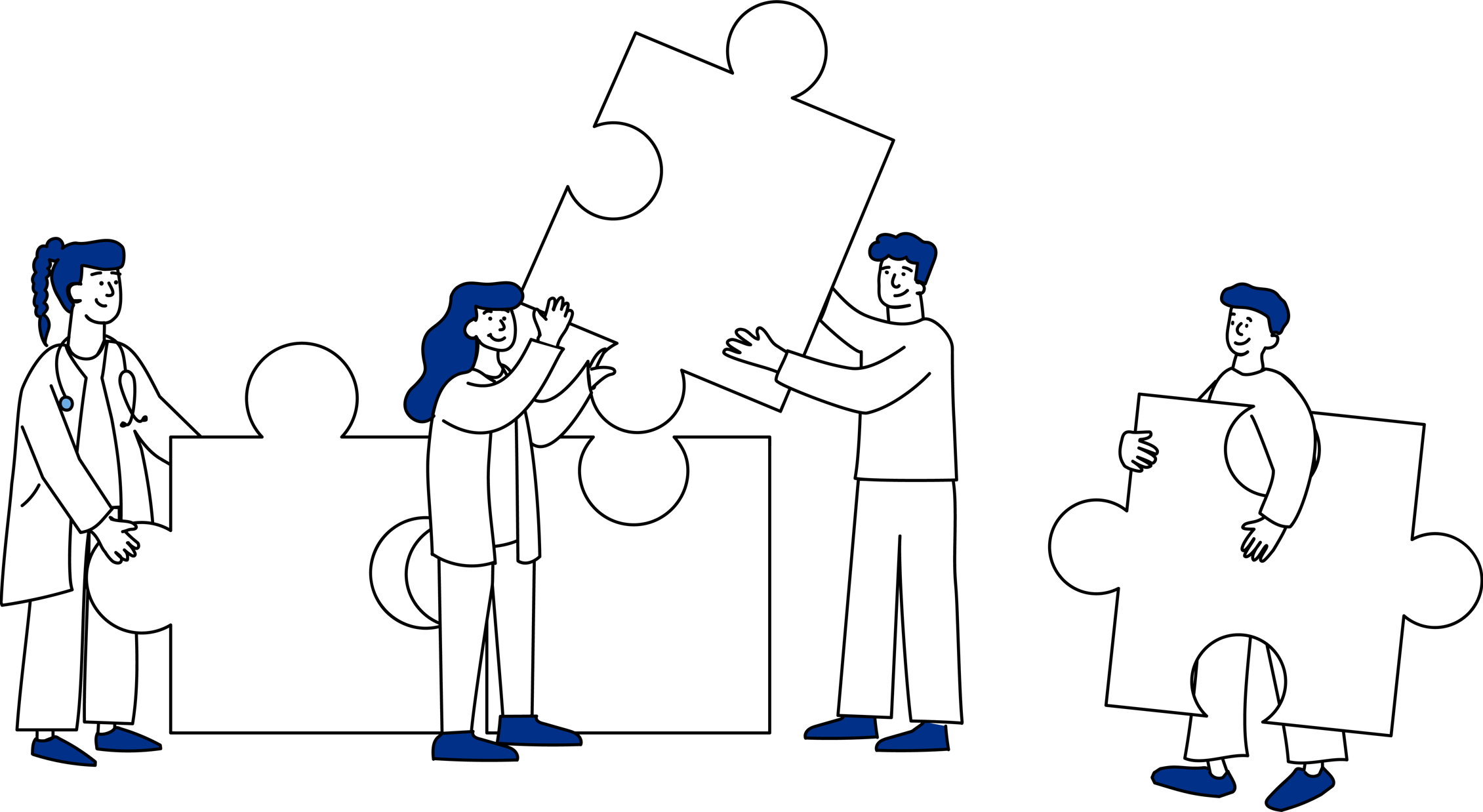 En gruppe mennesker på en scene