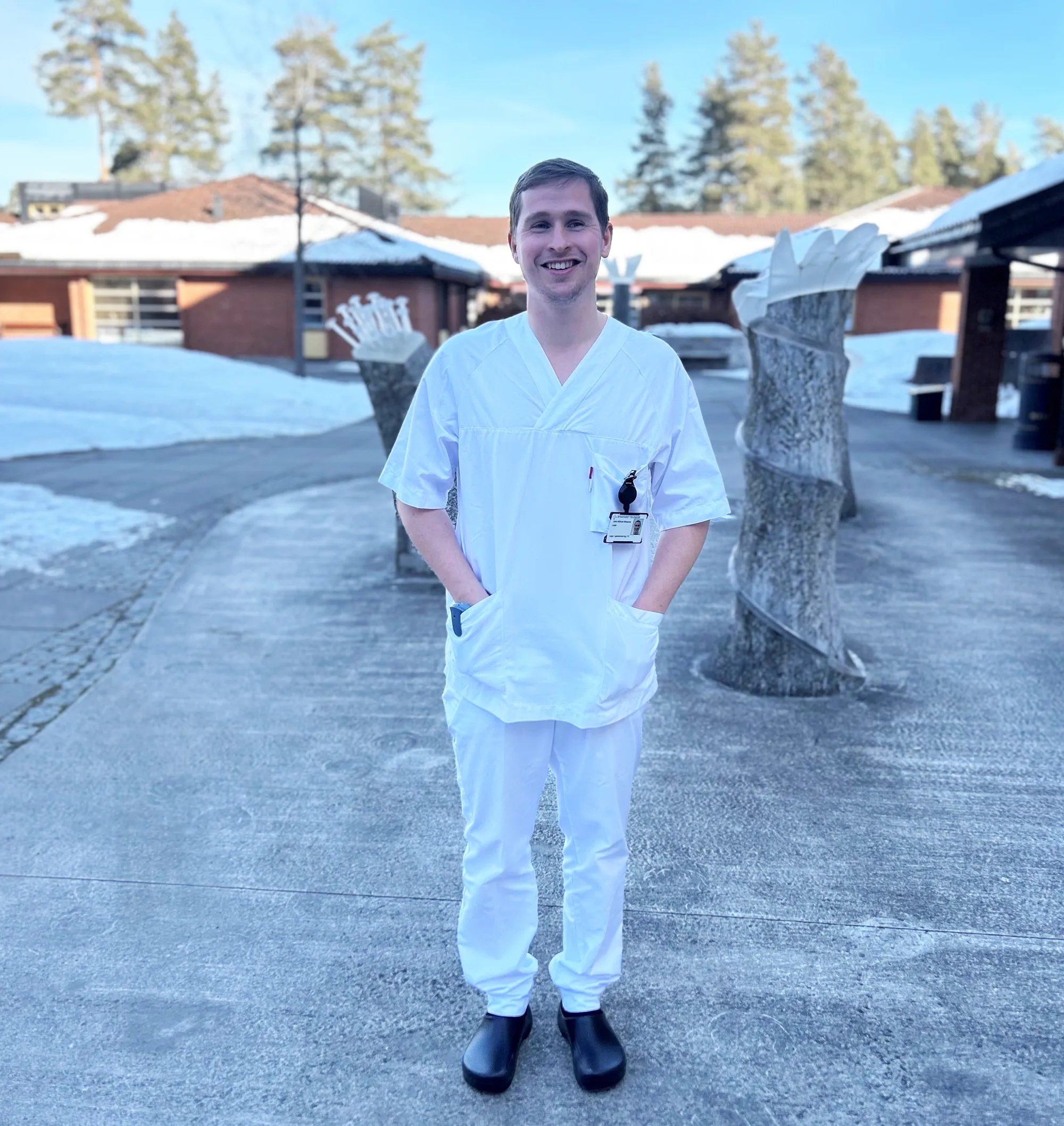 LIS-lege Mikael M Lode på Notodden sykehus