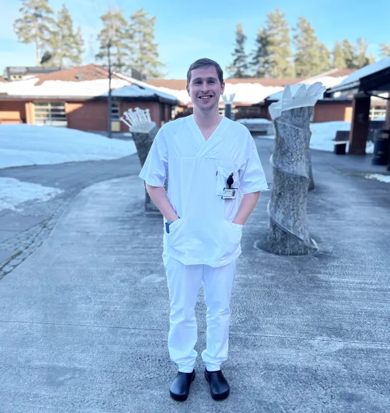 LIS-lege Mikael M Lode på Notodden sykehus