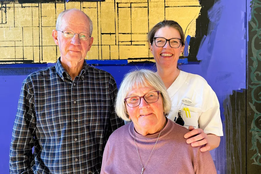 Geir Hoff, Berit Vollen og Gro Irene Lien.