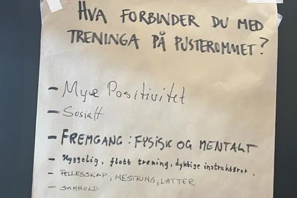 Her har brukerne av Pusterommet skrevet hva tilbudet betyr for dem.