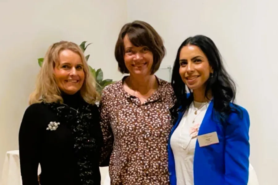 Sykepleiere ved Hjertepoliklinikk: Hege Rosland, Jasmin Hassan Khaled Lorvik og Gunn Marit Hauge