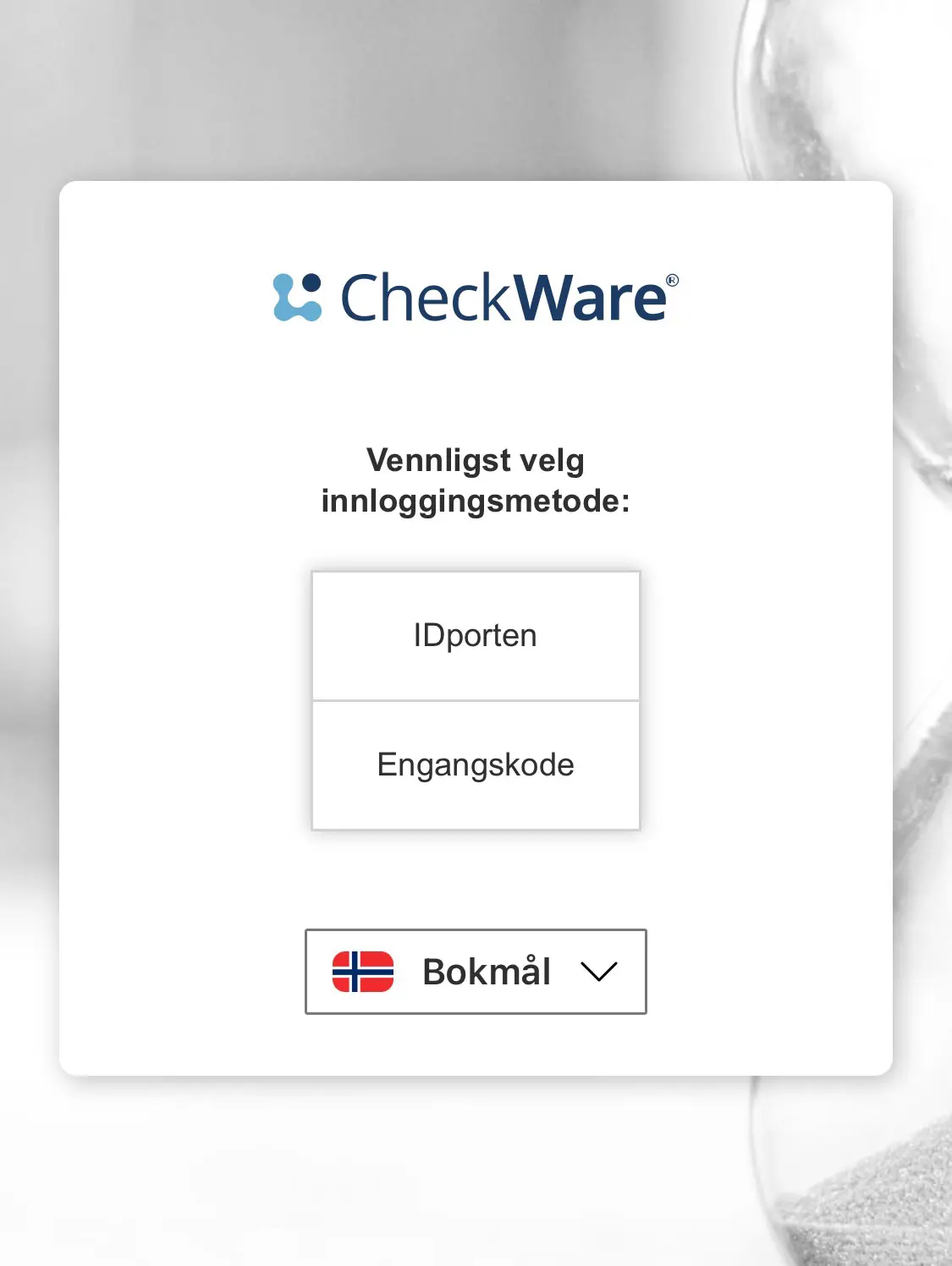 Skjermbilde som viser det som blir forklart i punkt 1 av instruksjonen