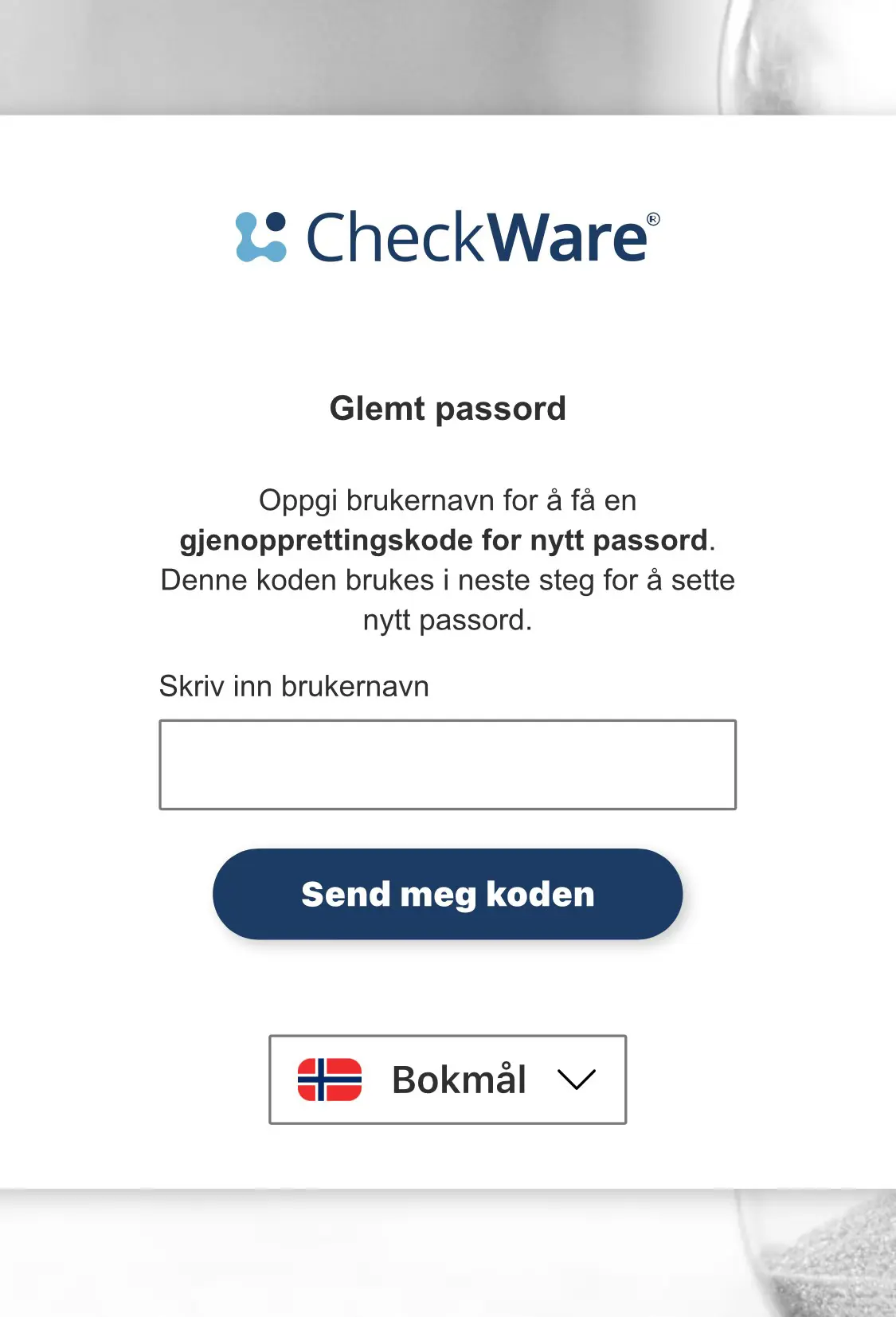 Skjermbilde som viser det som blir forklart i punkt 3 av instruksjonen