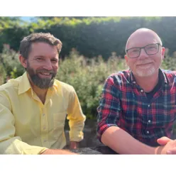 Portrett av Torstein Borch Skolseg fra Porsgrunn kommune og Lars Erik Eide Johansen fra STHF