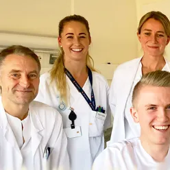 Ansatte ved ortopedi