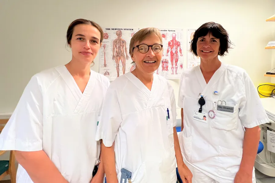 Ansatte ved enhet for tverrfaglig smertebehandling