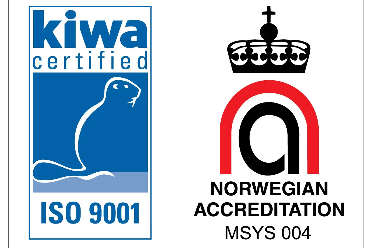 Logo KIWA + NA 9001