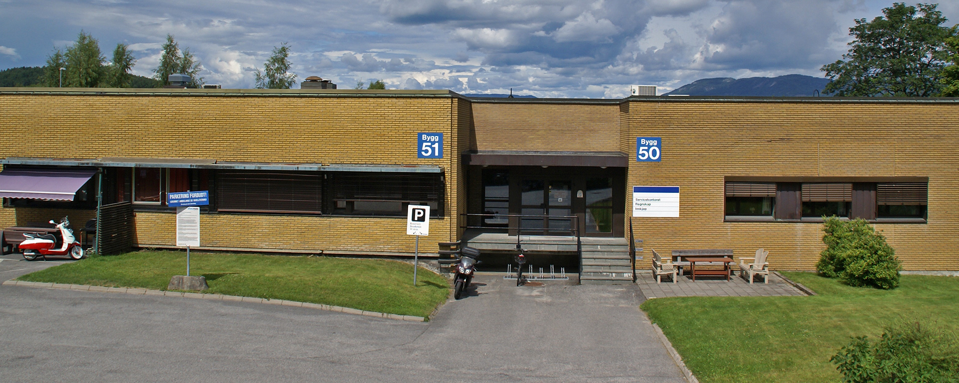 Bygg 50 og bygg 51 i Skien