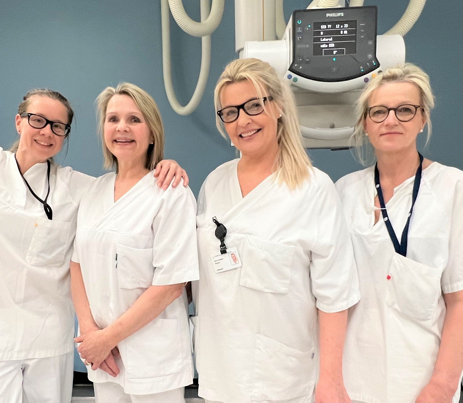 Ansatte ved radiologi Notodden.