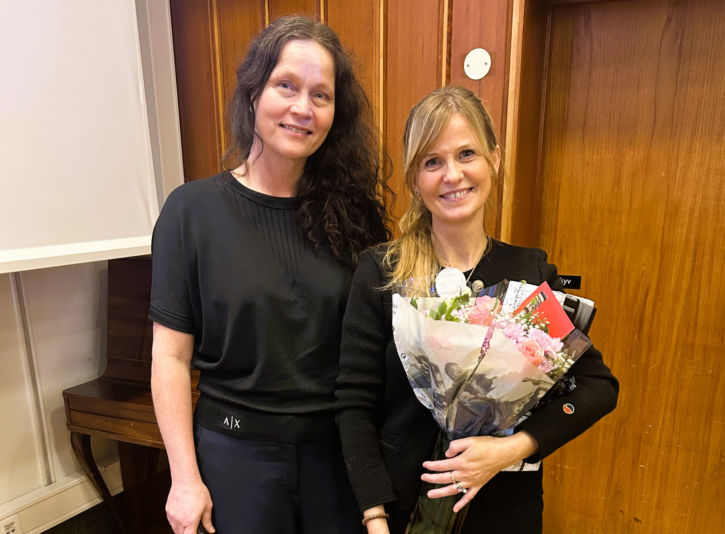 Anette S. Solvi sammen med veileder professor Idun Rødseth