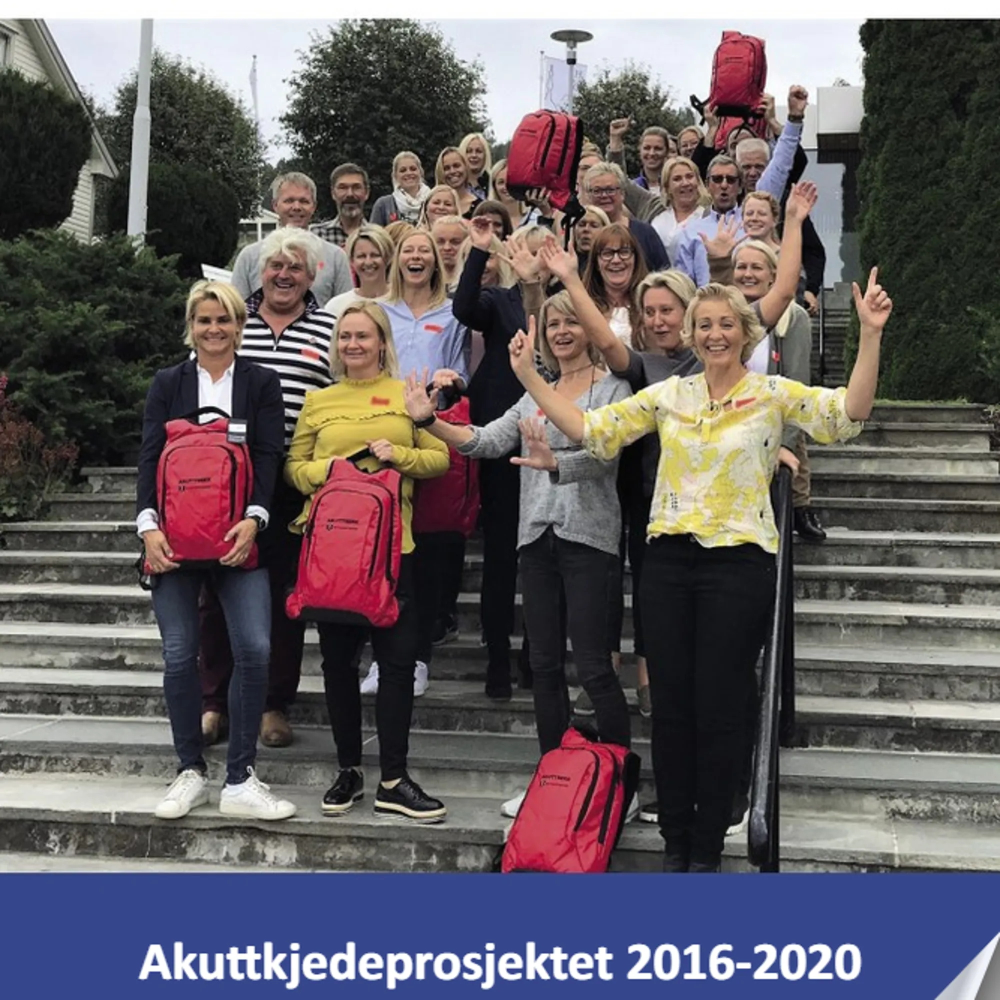 Bilde av forsiden på sluttrapporten for akuttkjedeprosjektet