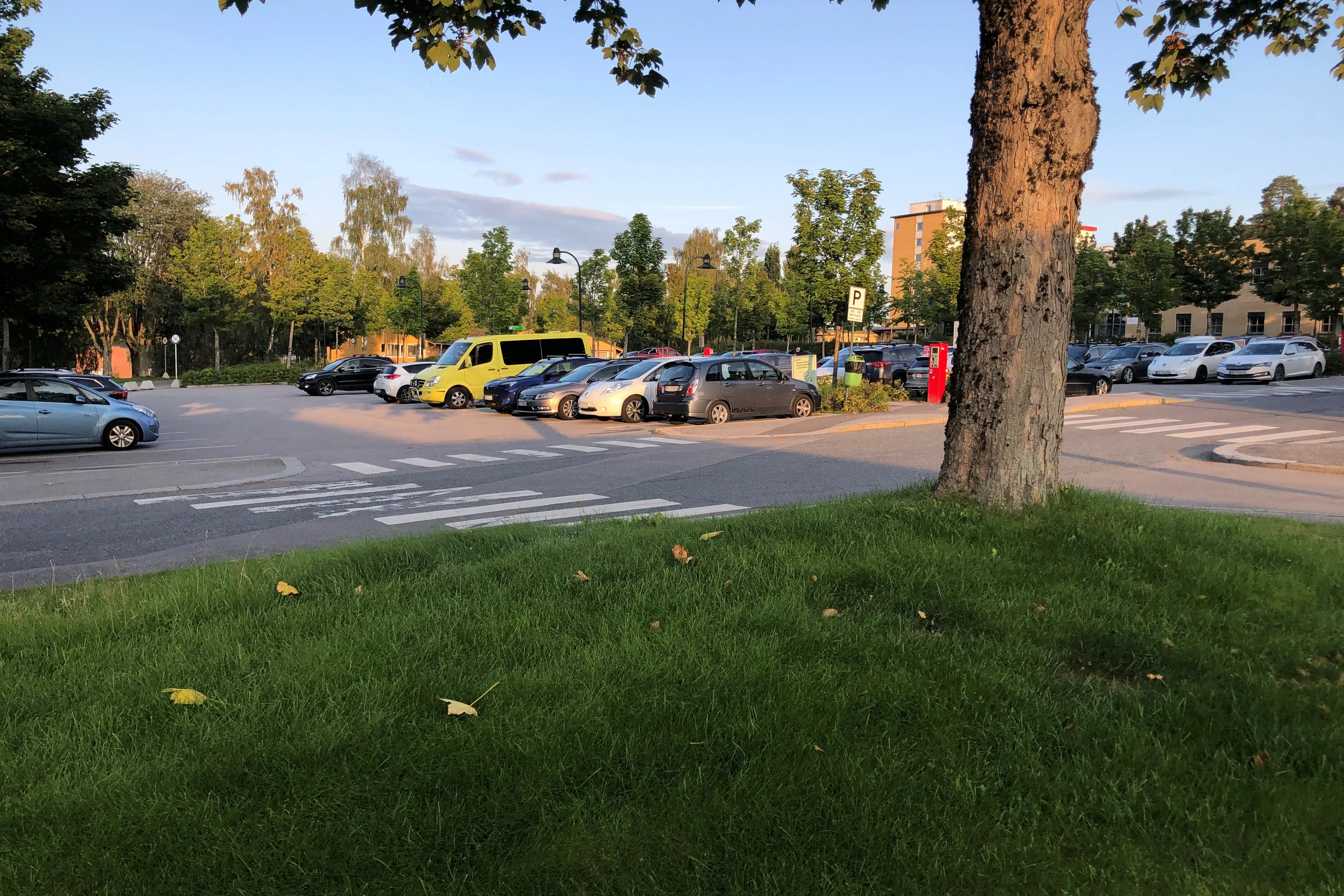 Besøksparkeringen på somatisk side i Skien